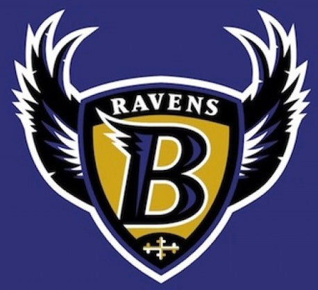 Baltimore Ravens: 1996 Logo 7 Old Logo Reverse Spellout Fullzip