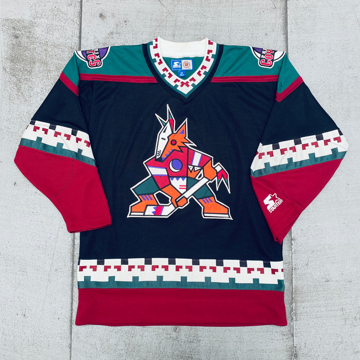 Phoenix Coyotes: 1997 Starter Kachina Jersey (M) – National