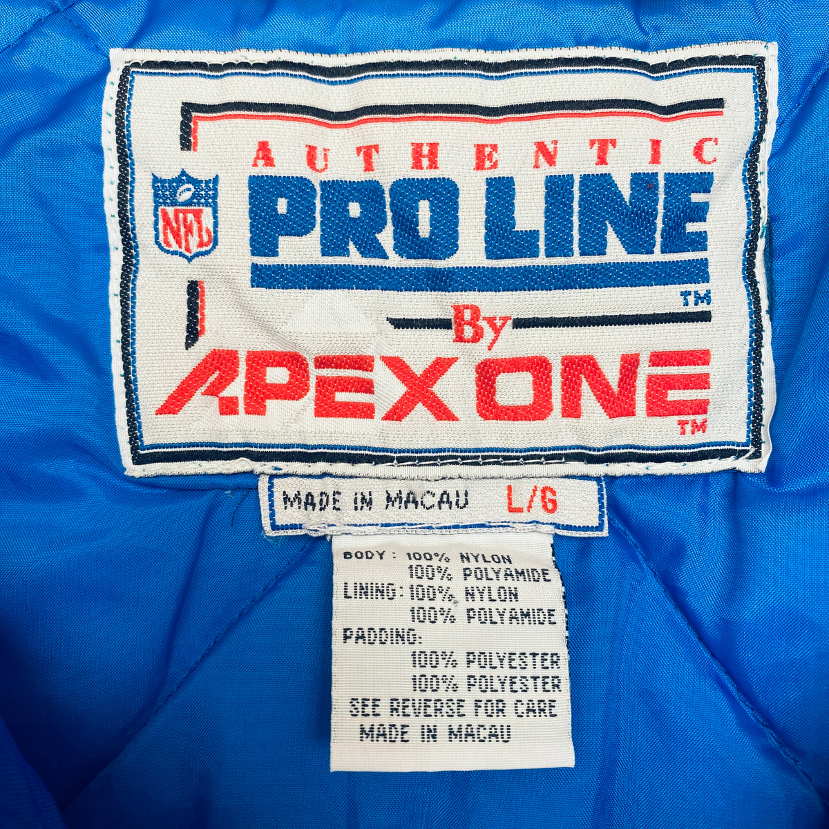 Apex One New York Giants Track Jacket - Blue/Red - Large – Viaduct