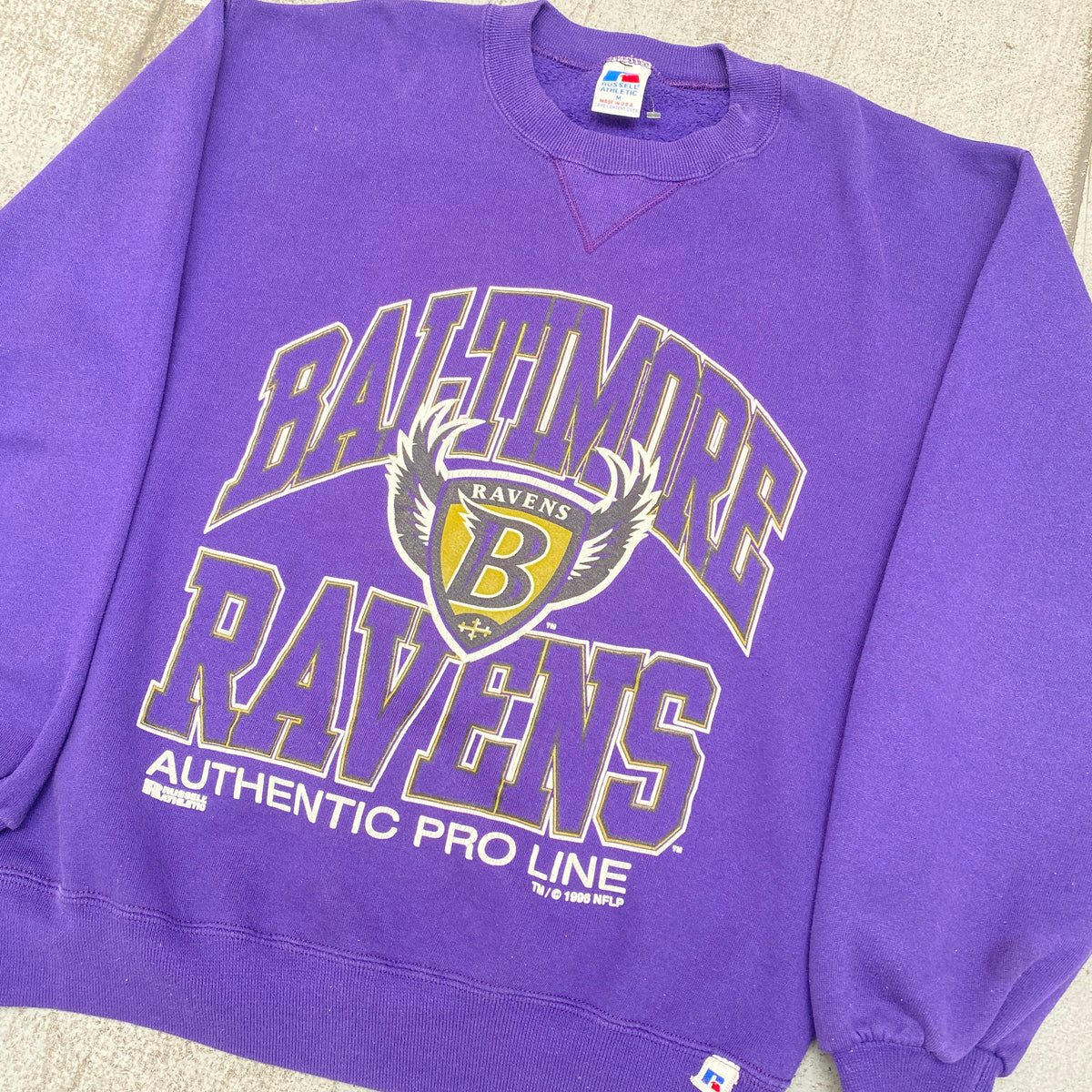 Baltimore Ravens: 1996 Russell Athletic Old Logo Proline