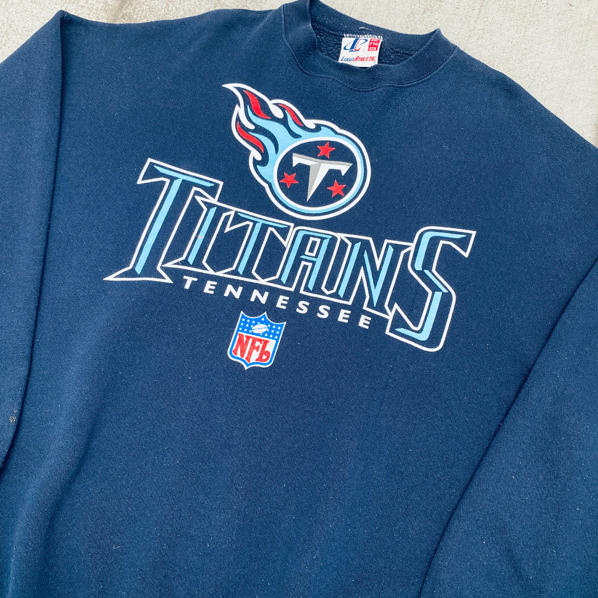 Tennessee Titans: 1999 Majestic Stitched Spellout Sweat (L/XL) – National  Vintage League Ltd.