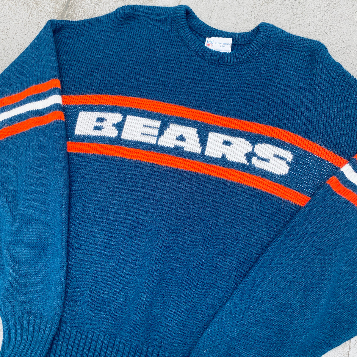 Chicago Bears: 1980's Cliff Engle The Ditka Knitted Sweat (L) – National  Vintage League Ltd.