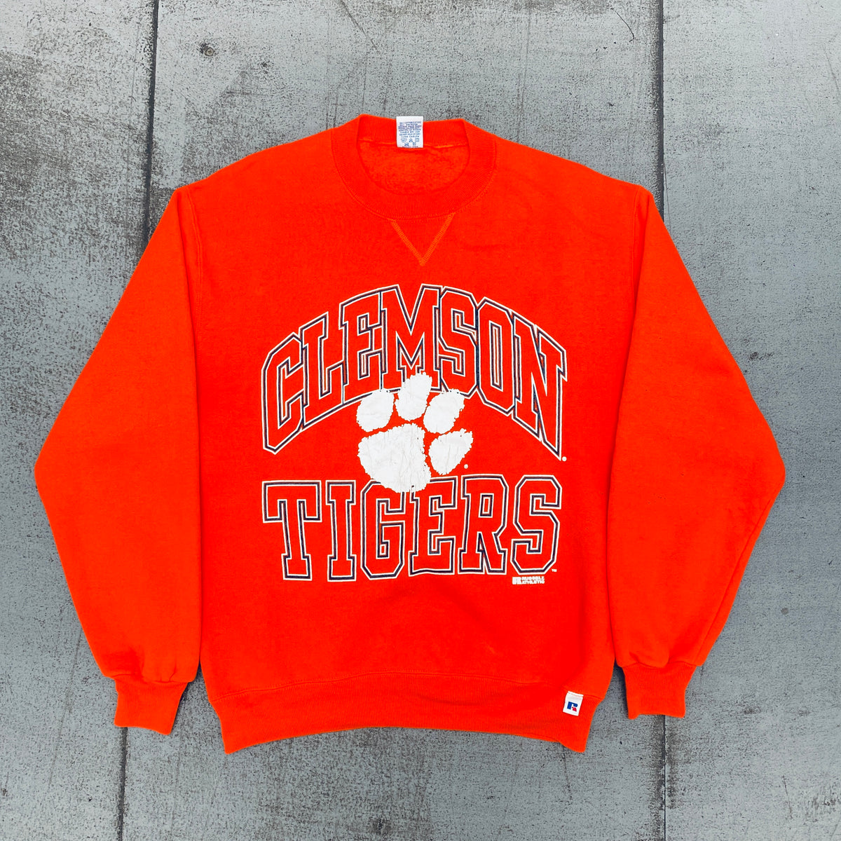 Clemson Tigers NCAA Russell Athletic Vintage Football Jersey