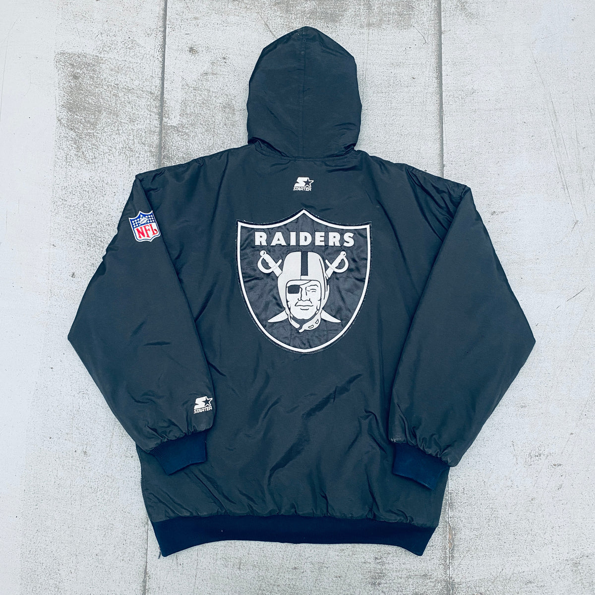 Oakland Raiders: 1990's Fullzip Starter Parka Jacket (XL) – National  Vintage League Ltd.