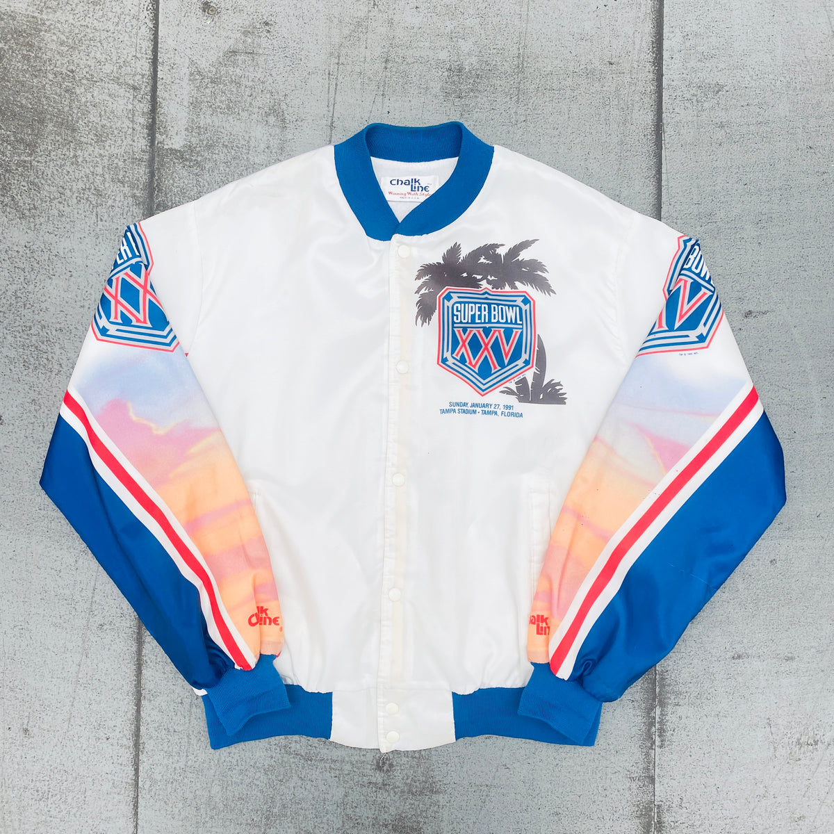 New York Giants: 1989 Chalk Line Super Bowl XXV Fanimation Bomber