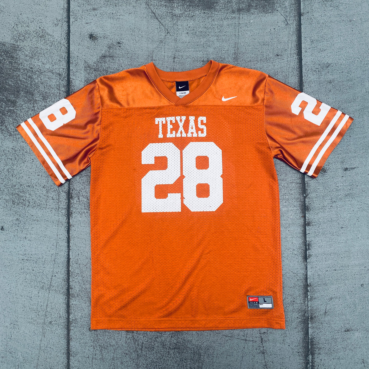 Texas Longhorns: No. 28 Nike Jersey (S) – National Vintage League Ltd.