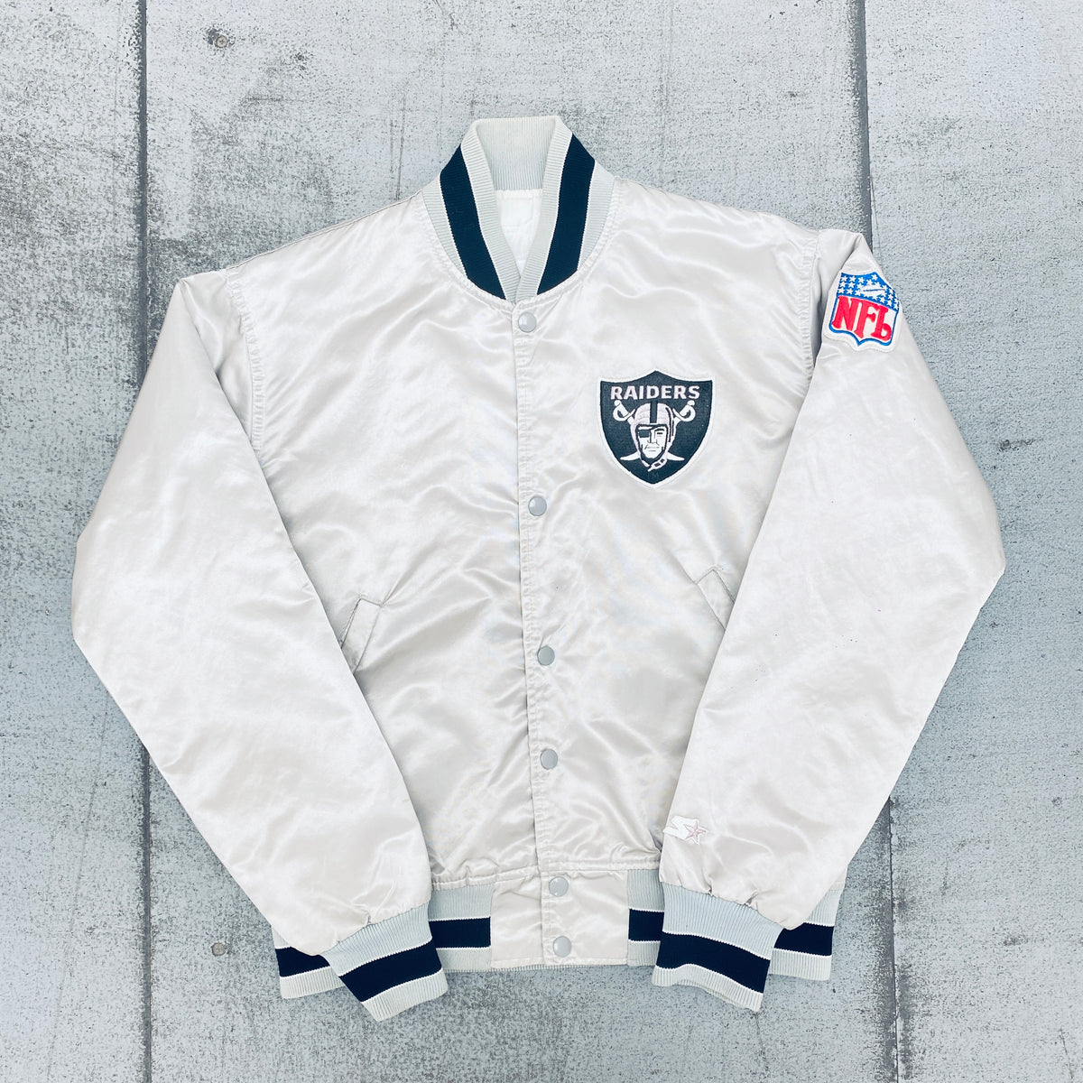 Champion Sportline, Jackets & Coats, Vintage Los Angeles Raiders Bomber  Jacket