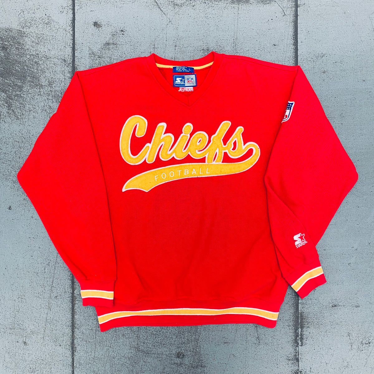 chiefs crewneck sweatshirt vintage