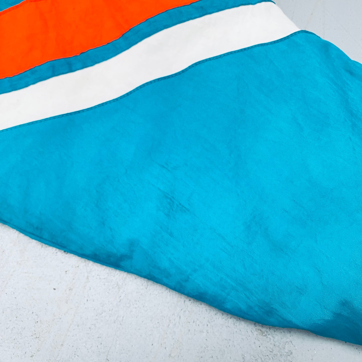 Miami Dolphins: 1990's Reverse Spellout Fullzip Proline Starter Chevron Jacket (XL)