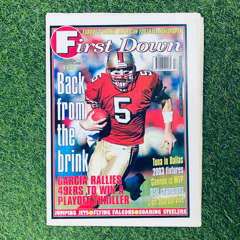 First Down Newspaper Issue 865. January 9-15, 2003