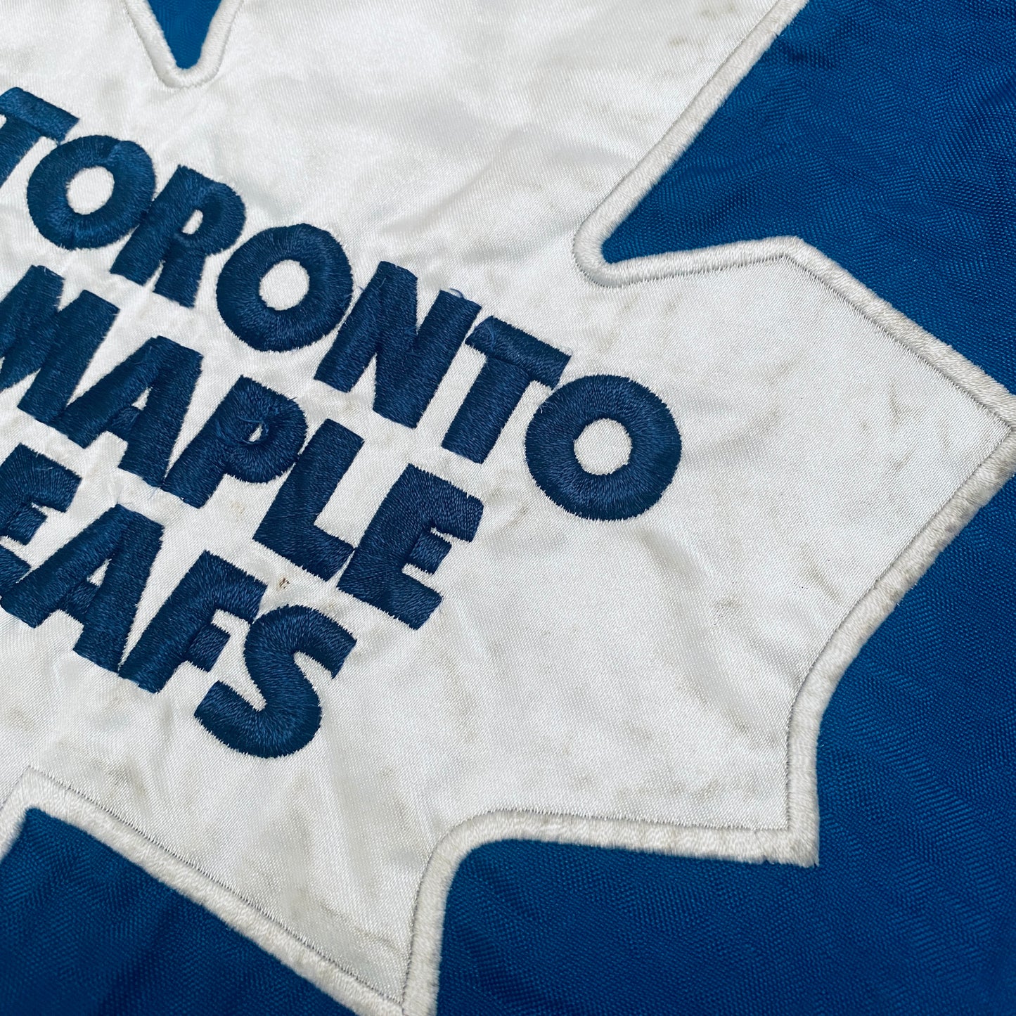 Toronto Maple Leafs: 1990's 1/4 Zip Starter Breakaway Jacket (S/M)