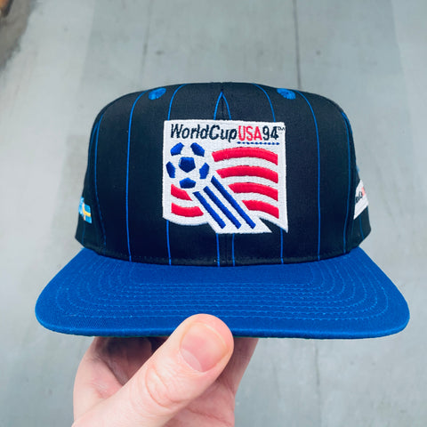 Sweden: 1994 World Cup USA 94 Embroidered Snapback - Dedstock BNWT