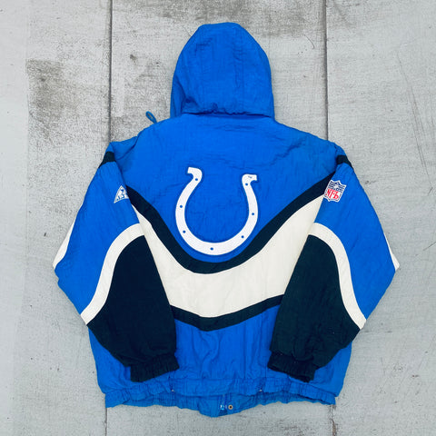 Indianapolis Colts: 1990's Apex One "Ice Cream Man" Wave Proline Fullzip Jacket (XL)