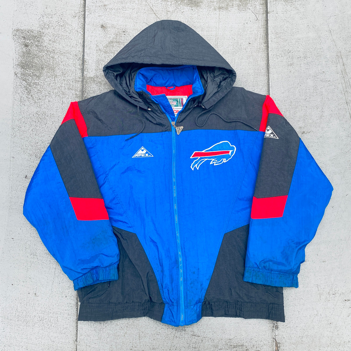 New York Giants: 1990's Apex One 1/4 Zip Breakaway Proline Jacket (L) –  National Vintage League Ltd.