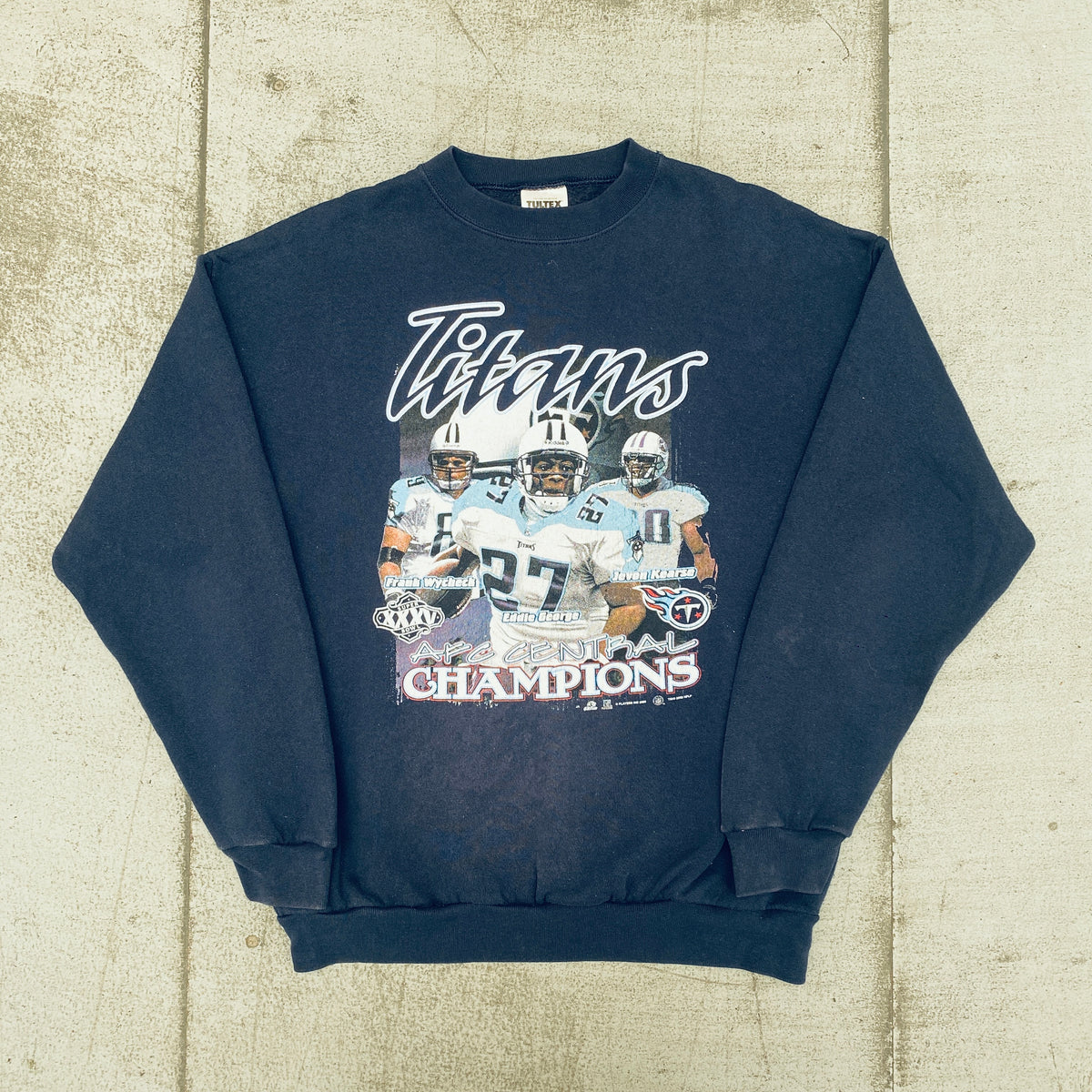 Vintage NFL the Tennessee Titans Crewneck Sweatshirt Nashville -   Israel