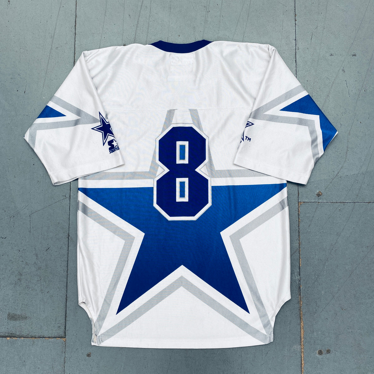 Vintage 1990's Dallas Cowboys 'Deion Sanders' Jersey Sz. L