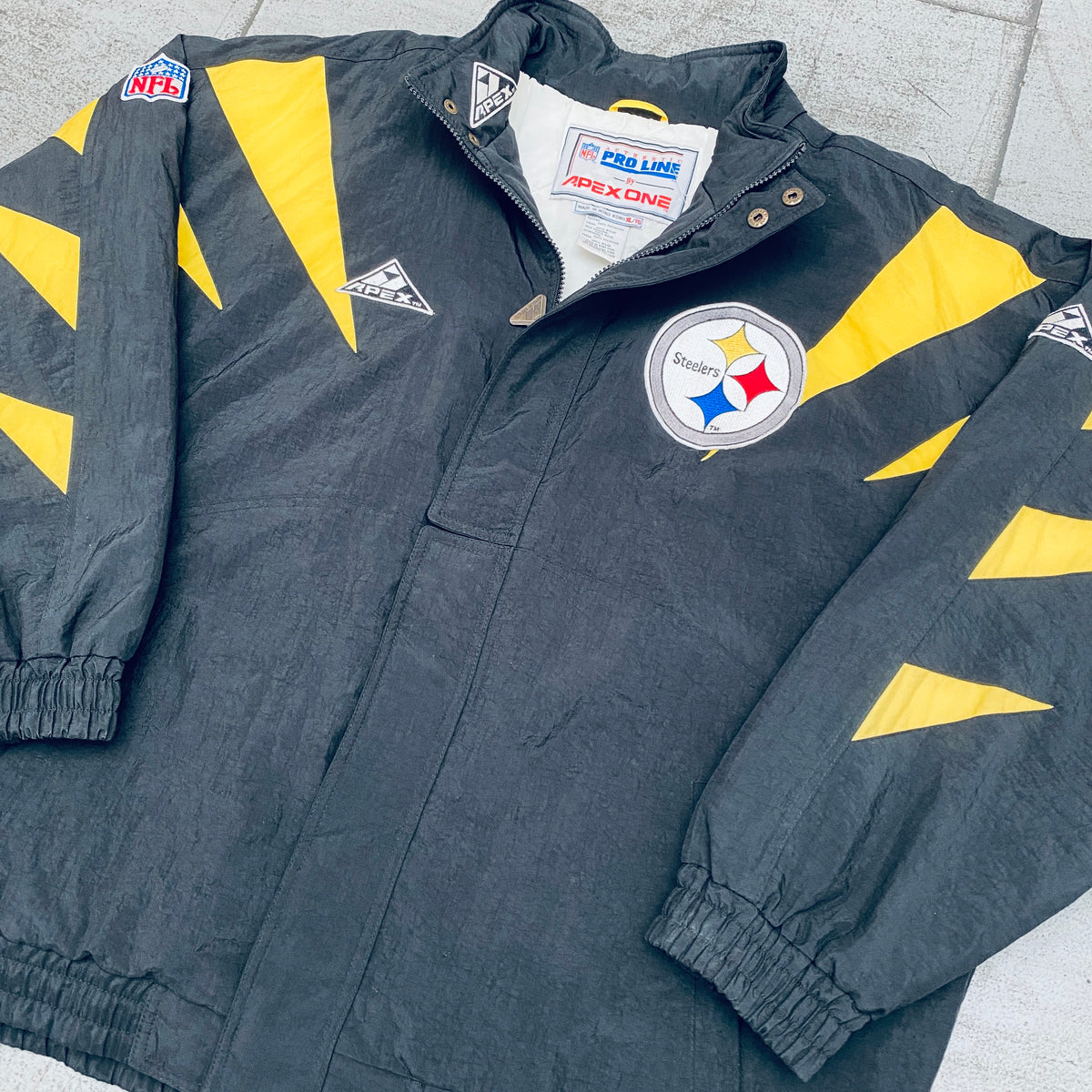 New York Giants: 1990's Apex One 1/4 Zip Breakaway Proline Jacket