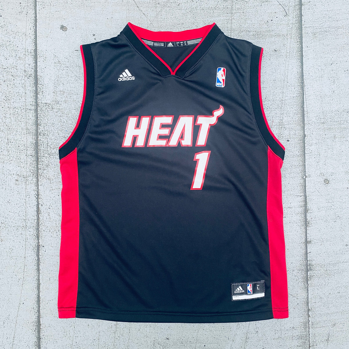 Miami Heat: Chris Bosh 2011/12 Black Adidas Jersey (XS) – National Vintage  League Ltd.