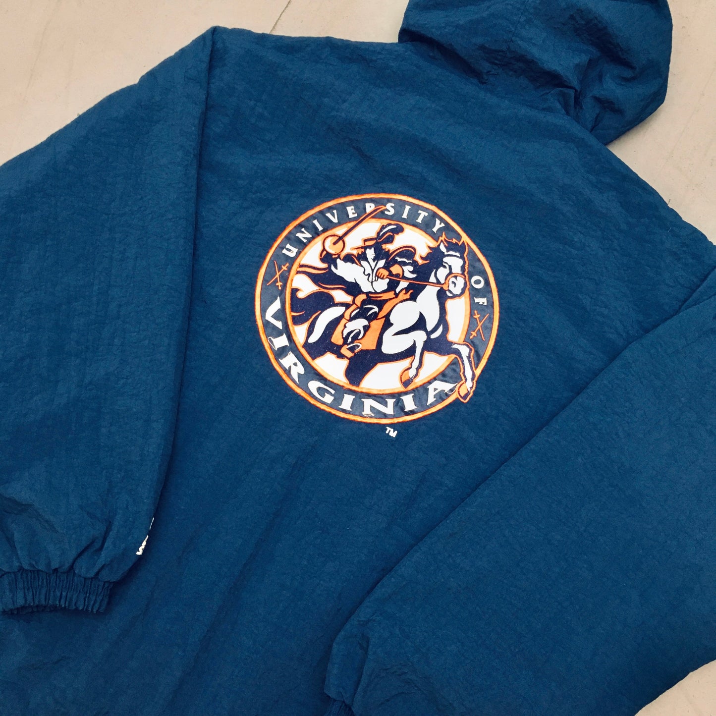 University of Virginia Cavaliers: 1990's Starter Fullzip Stadium Jacket (L)