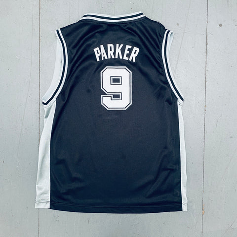 San Antonio Spurs: Tony Parker 2002/03 Black Reebok Jersey (S)