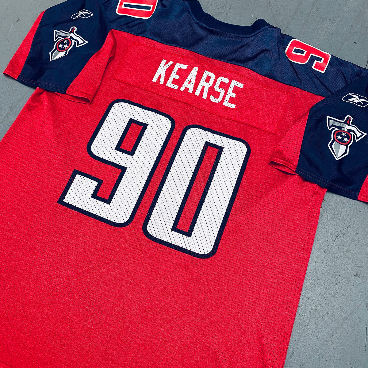 Tennessee Titans: Jevon Kearse Fan Alternate 2001/02 (XL) – National  Vintage League Ltd.