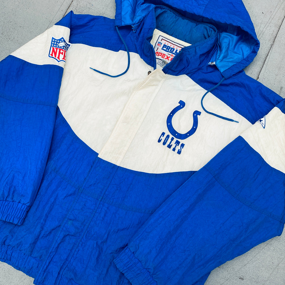 Indianapolis Colts: 1990's Apex One Wave Fullzip Pro Line Jacket (L) –  National Vintage League Ltd.