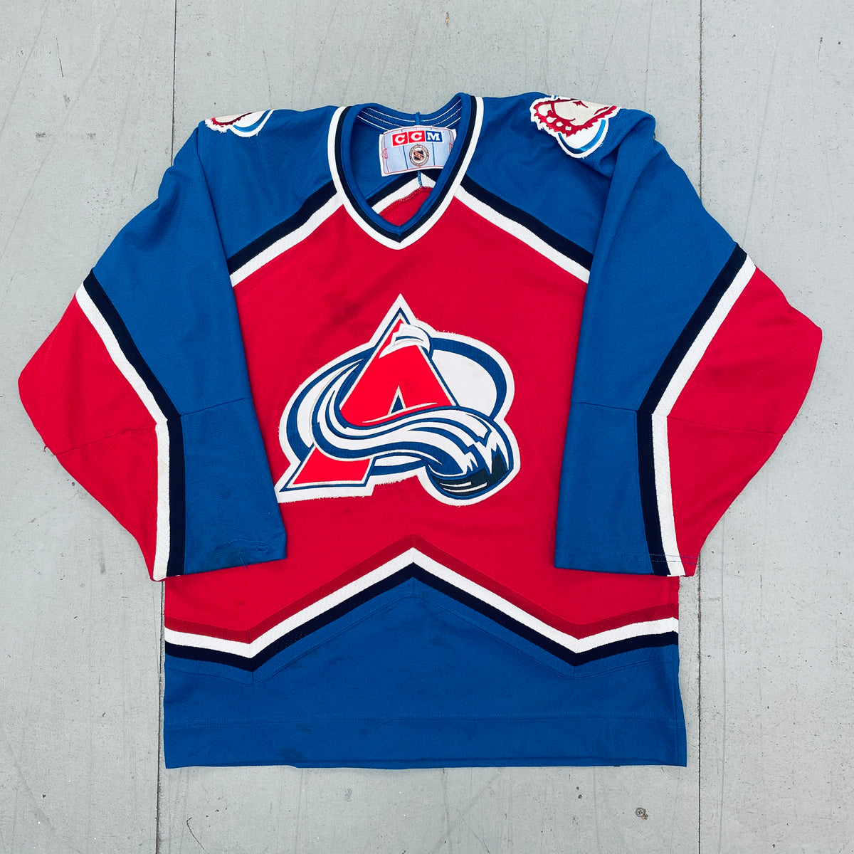 colorado avalanche ccm jersey