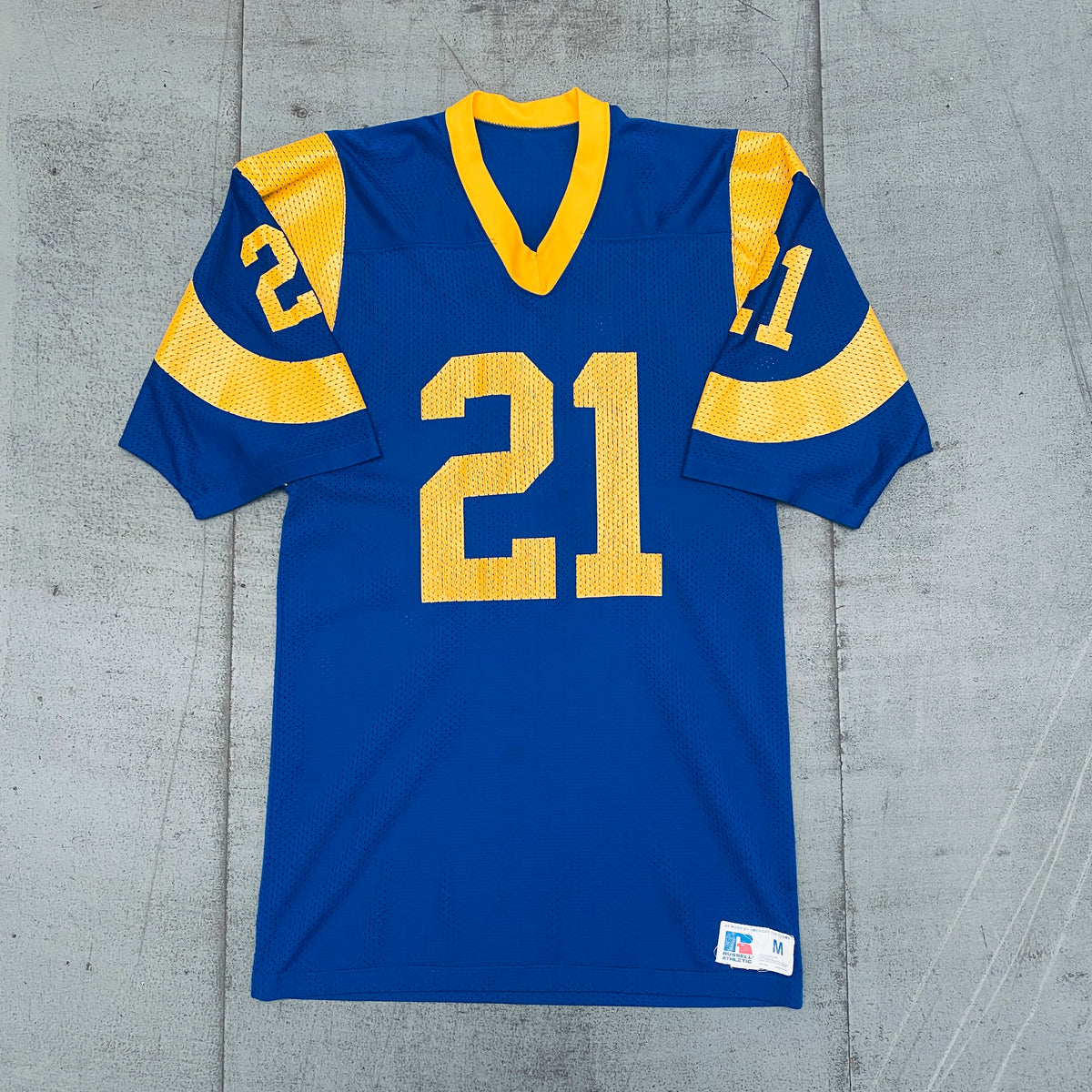 Los Angeles Rams: Curt Warner (No Name) 1990/91 (S/M) – National Vintage  League Ltd.