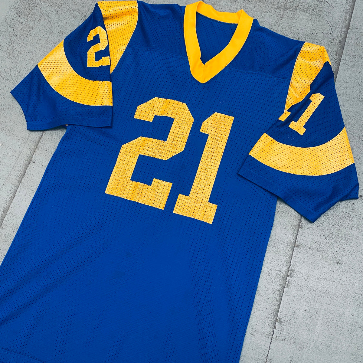 Kurt Warner Louis Rams Mitchell Ness NFL Blue Throwback