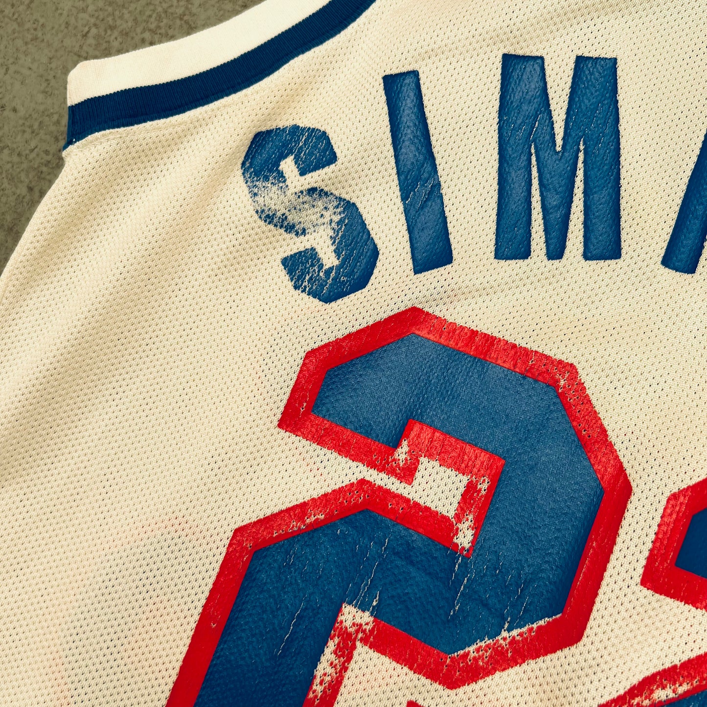 Sacramento Kings: Lionel Simmons 1991/92 Rookie Champion Jersey (S/M)