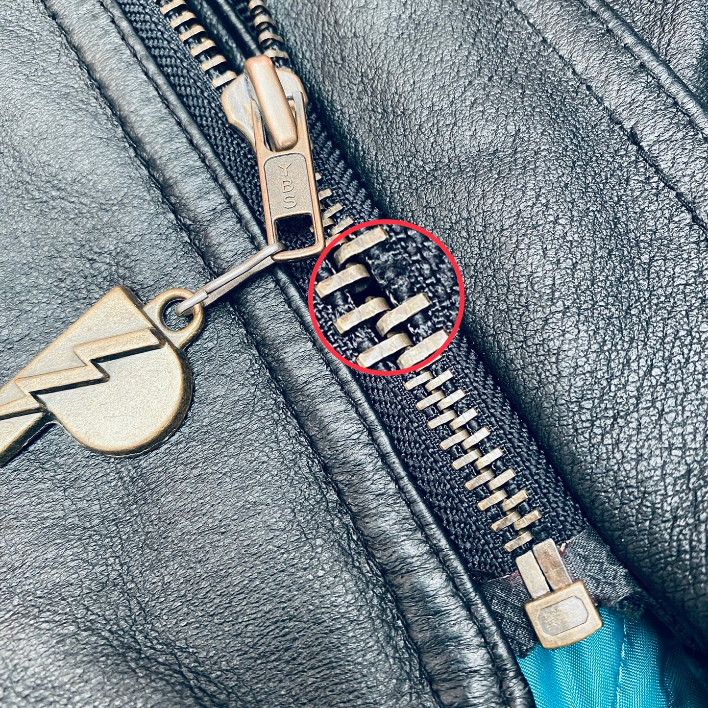 Miami Dolphins: 1990's Pro Player Blackout Leather Fullzip Bomber Jacket (L)