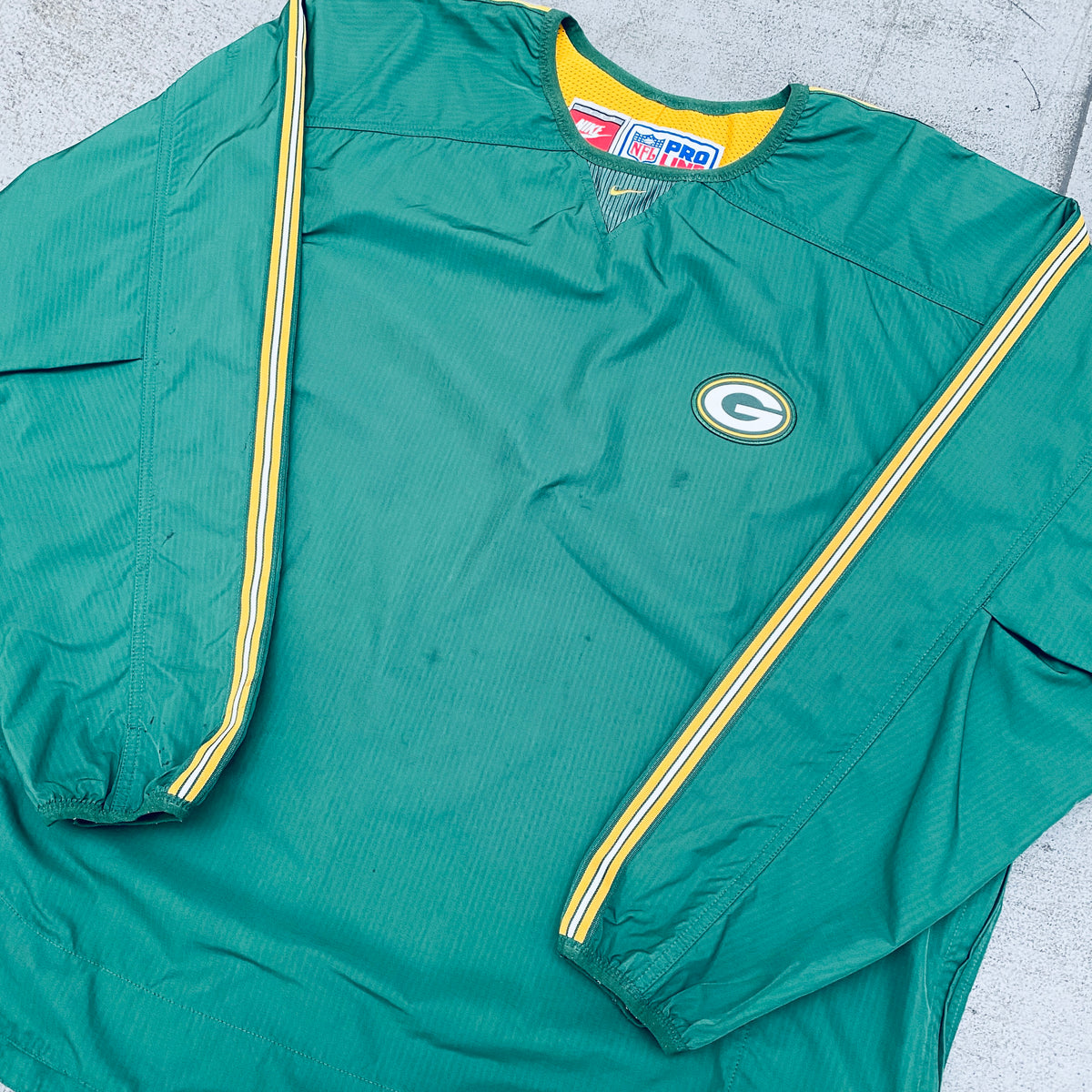 Vintage Champion NFL Green Bay Packers Pullover Windbreaker - 2XL