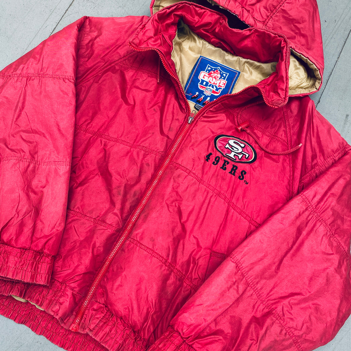 San Francisco 49ers: 1990's NFL Game Day Fullzip Jacket (S) – National  Vintage League Ltd.