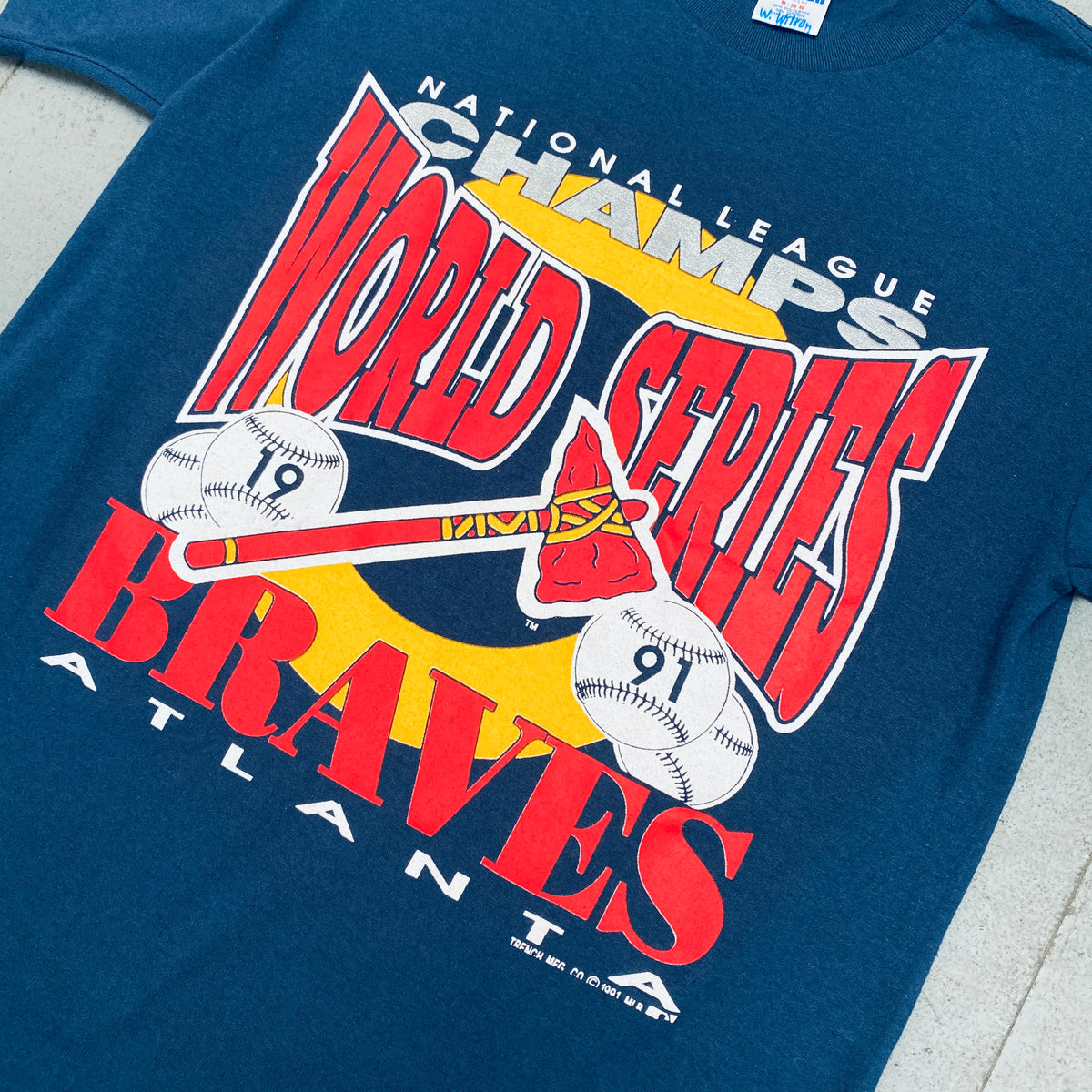Vintage 1991 Atlanta Braves Sweatshirt/atlanta Braves Shirt