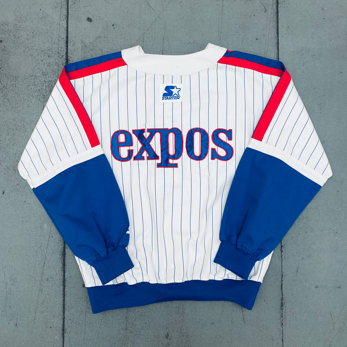 Montreal Expos: 1990's Starter Jersey Sweat (L) – National Vintage