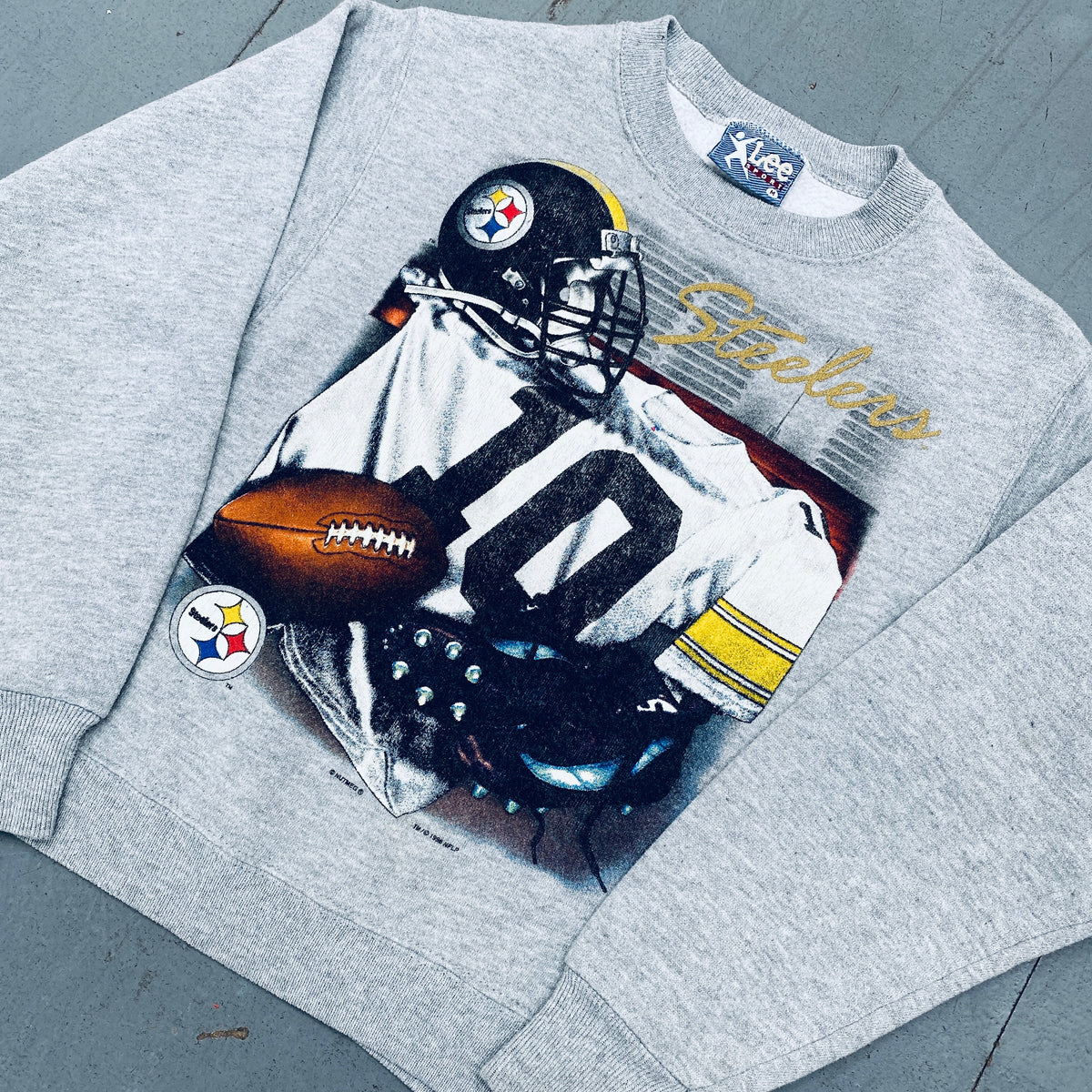 Vintage Pittsburgh Steelers Lee Sport Crewneck Sweatshirt NFL • Size Large