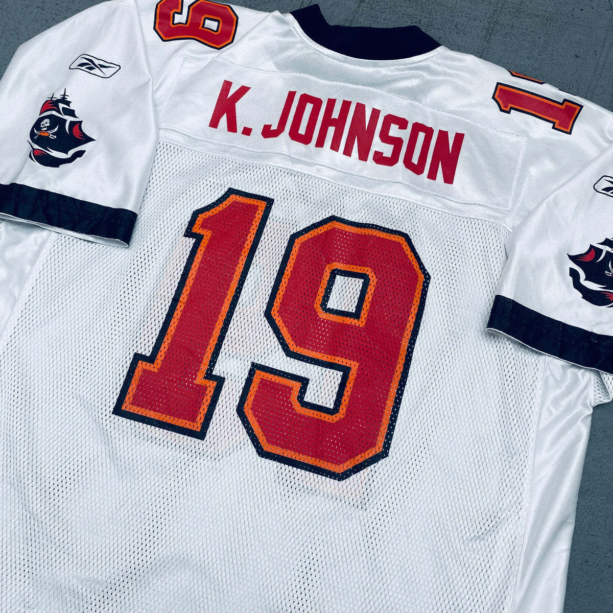 Keyshawn Johnson Tampa Bay Buccaneers Jersey Reebok NFL Throwback