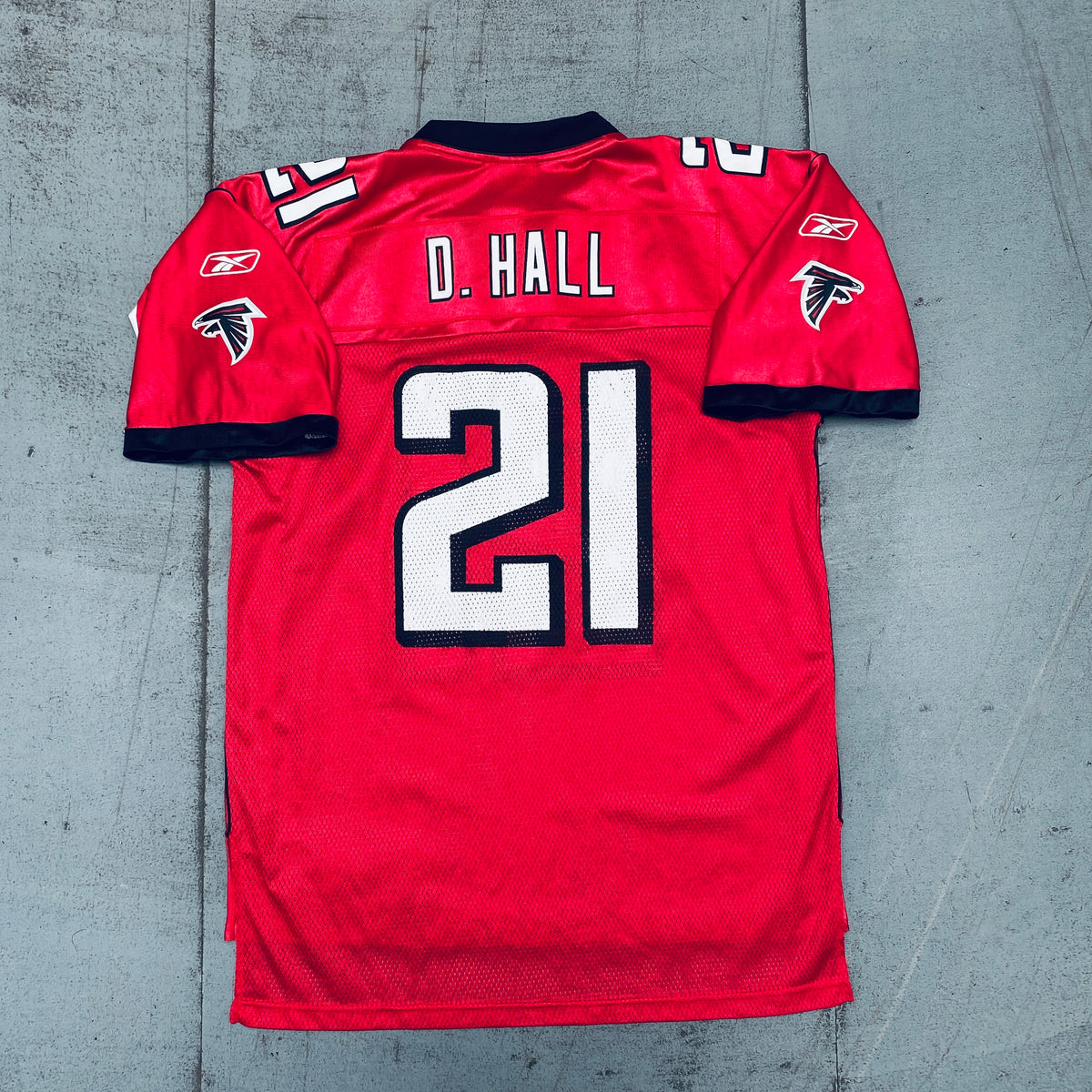 VintageReebok Authentic NFL Atlanta Falcons DeAngelo Hall 21