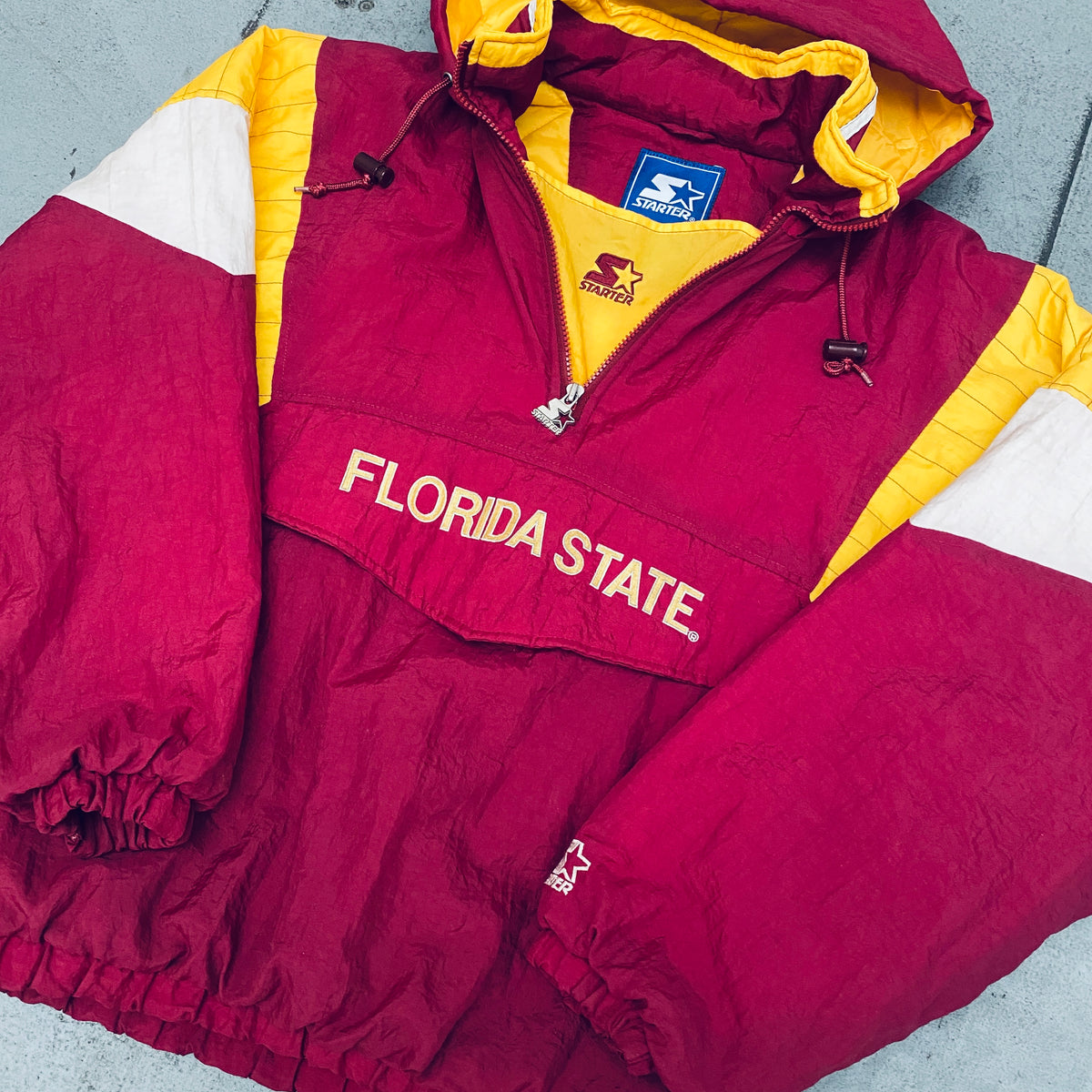 Vintage 90s Starter Florida state university Seminoles full zip