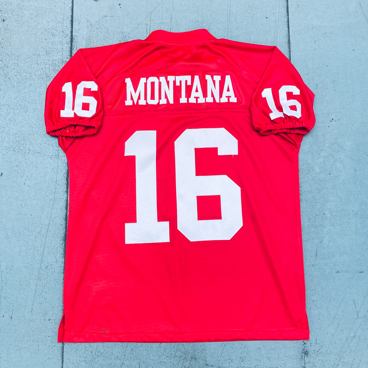 San Francisco 49ers: Joe Montana 1990 Throwback Jersey - Stitched (L) –  National Vintage League Ltd.