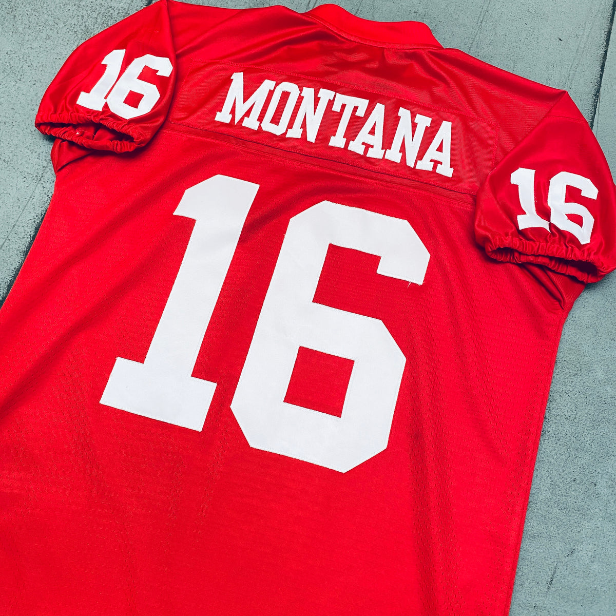 Throwback Joe Montana jersey