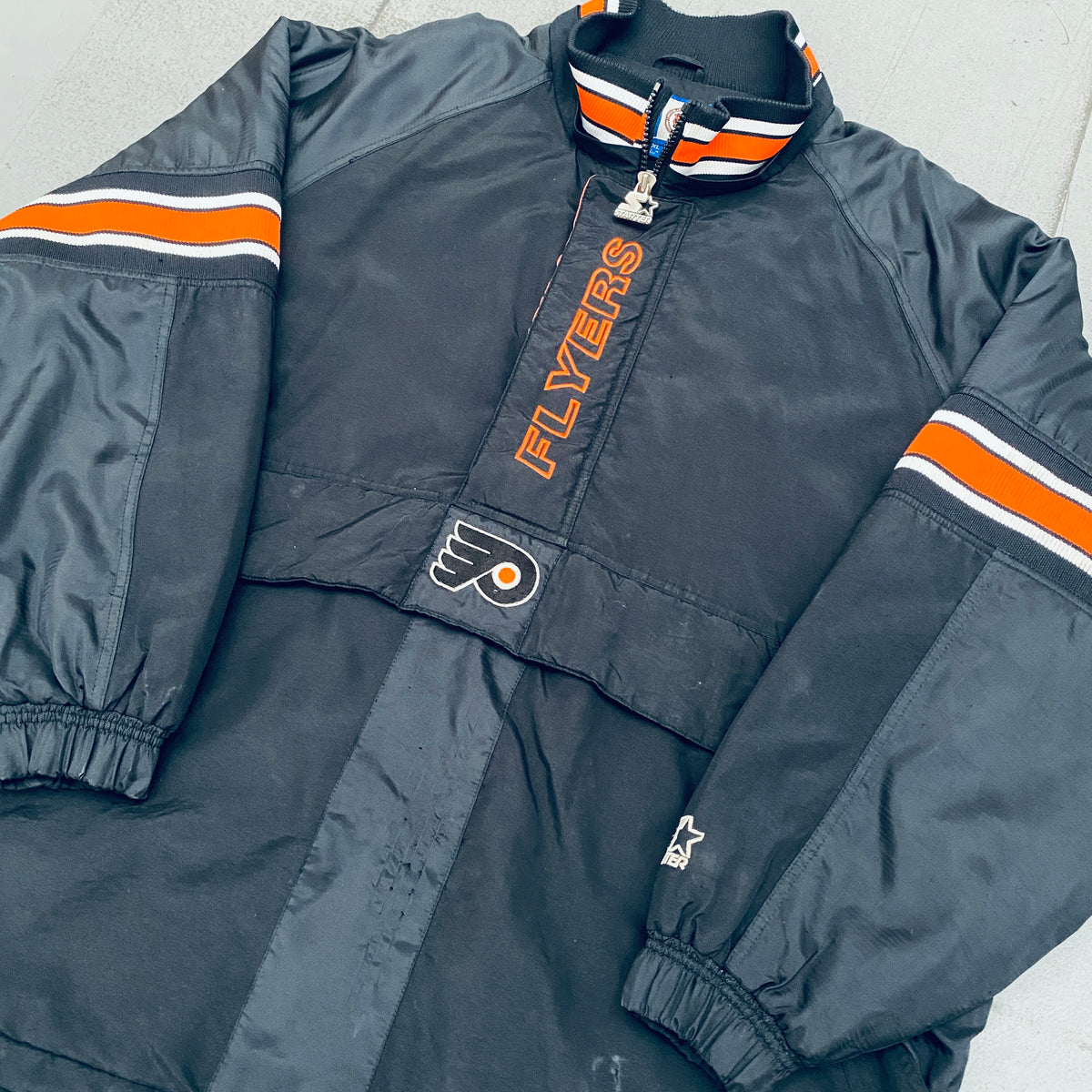 Vintage Buffalo Sabres Jacket Starter Size Medium M NHL Hockey New York  Windbreaker Light Rain Coat P