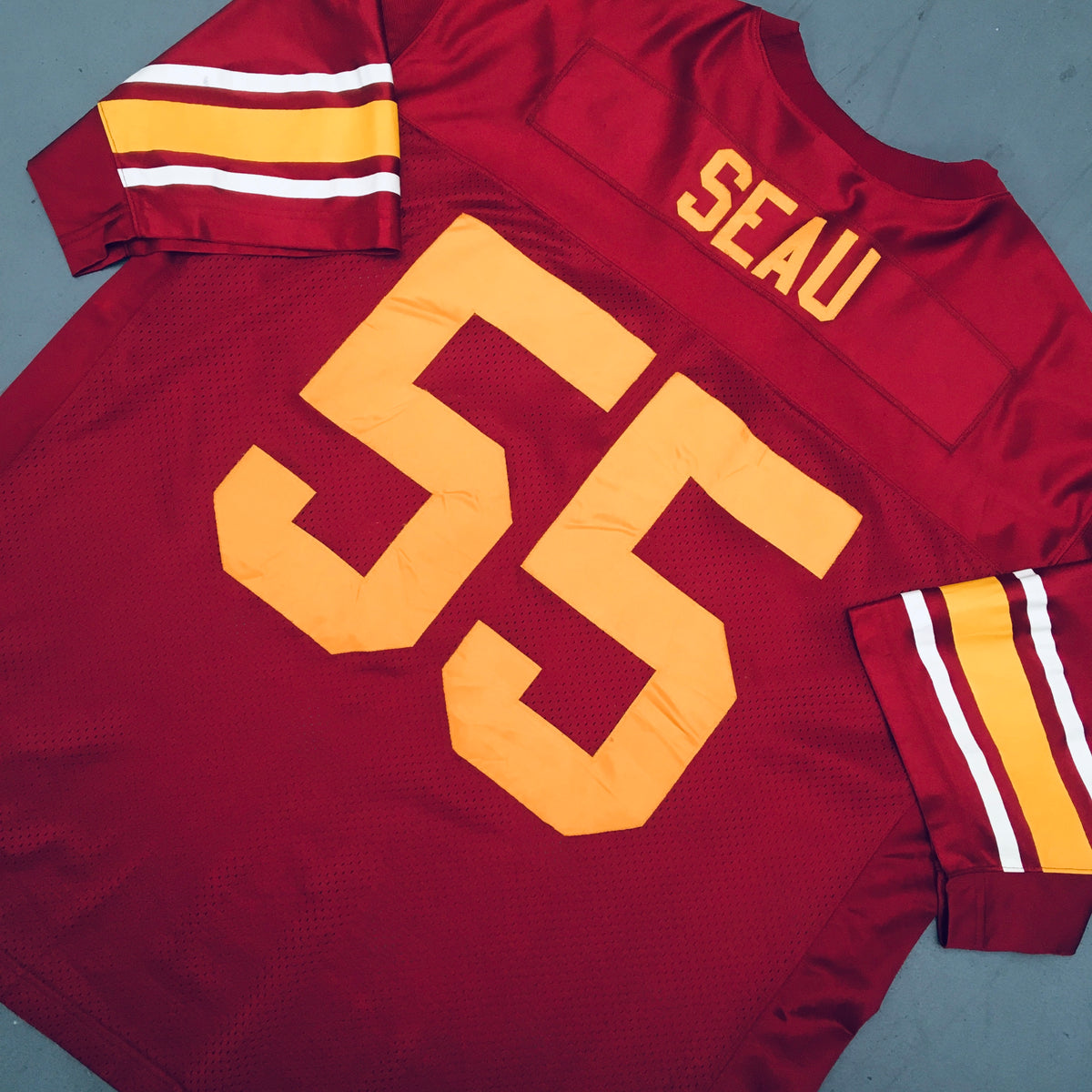 USC Trojans: Junior Seau 1989 Field General Nike Throwback Jersey - –  National Vintage League Ltd.