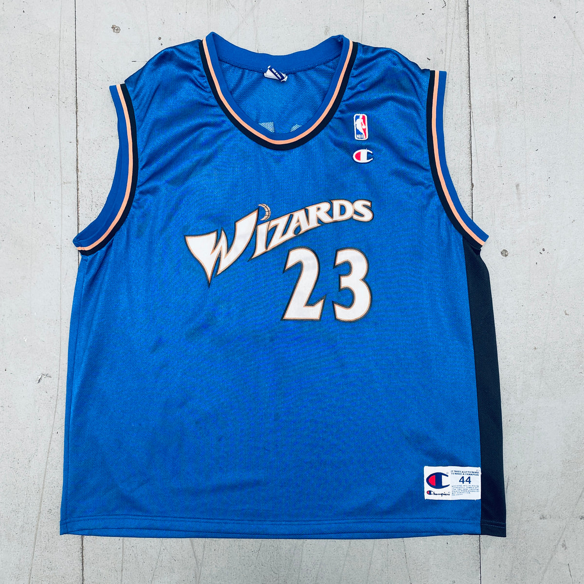 Washington Wizards: Michael Jordan 2001/02 Blue Champion Jersey (L