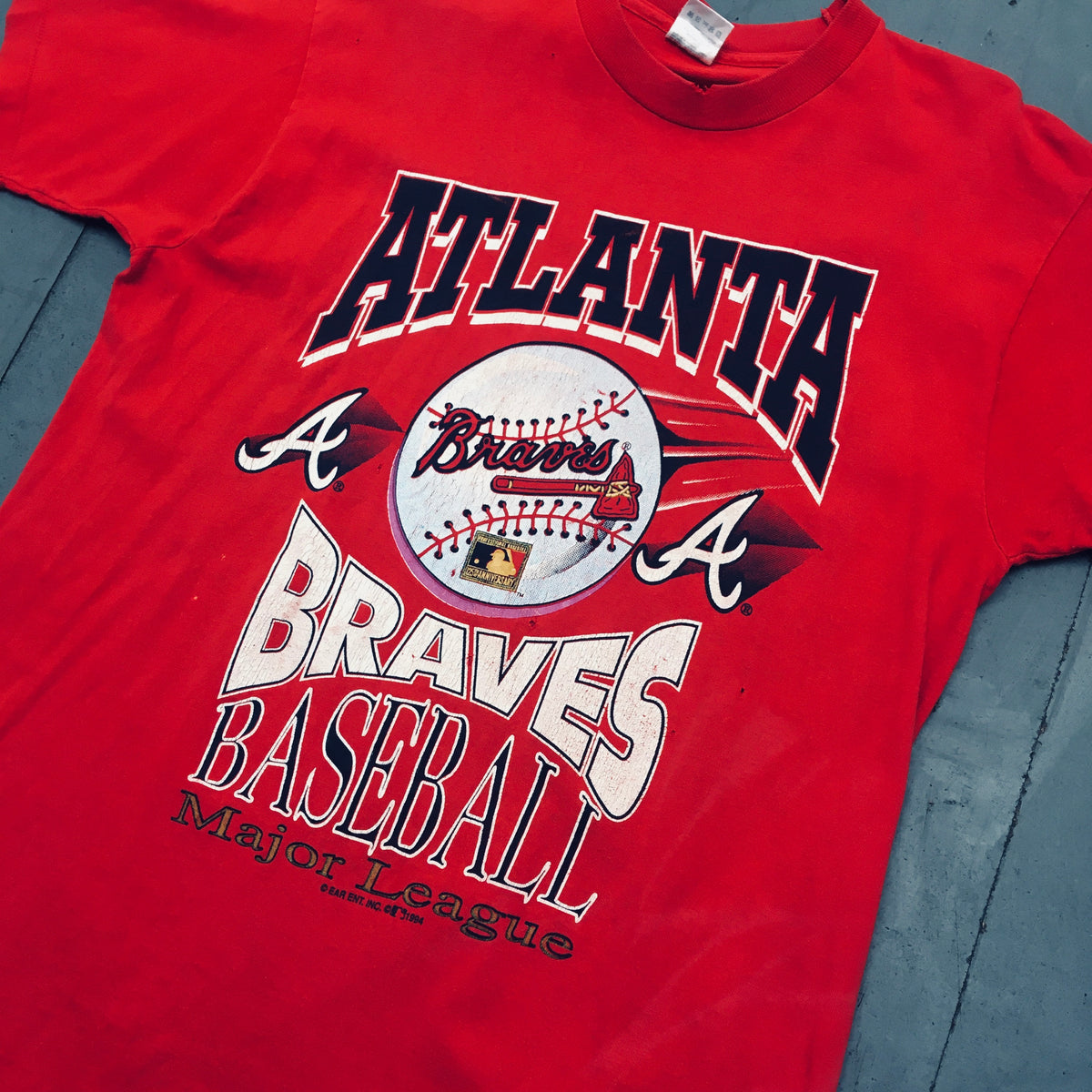 Atlanta Braves: 1994 125th Anniversary Tee (M/L) – National Vintage  League Ltd.