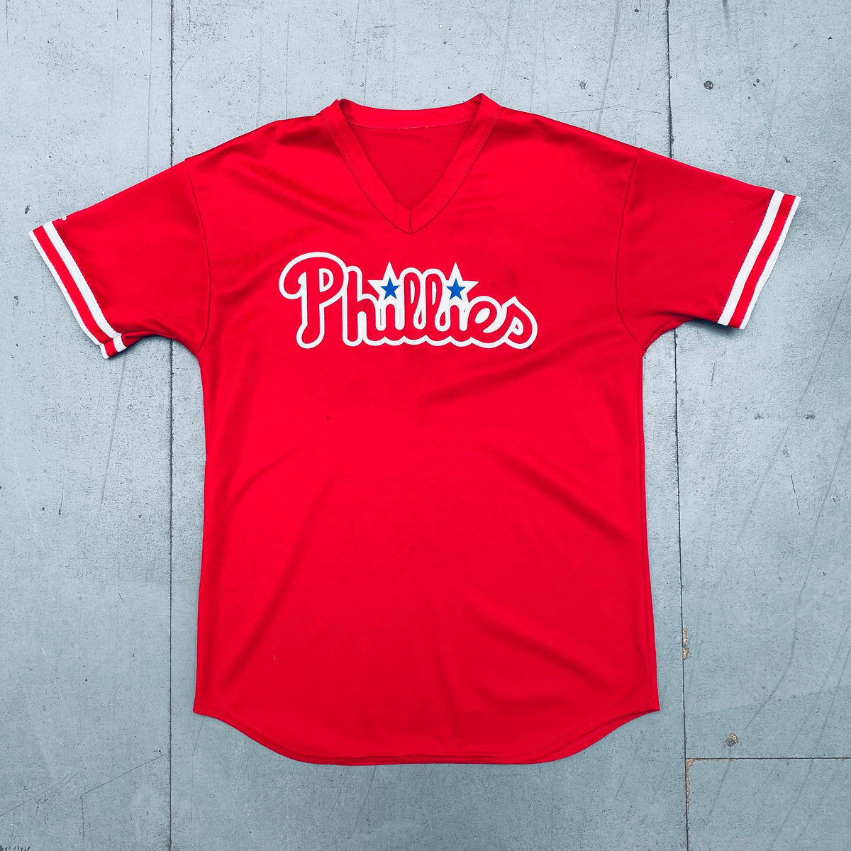 Philadelphia Phillies: 2003 No. 30 Red Majestic Batting Practice Jerse –  National Vintage League Ltd.