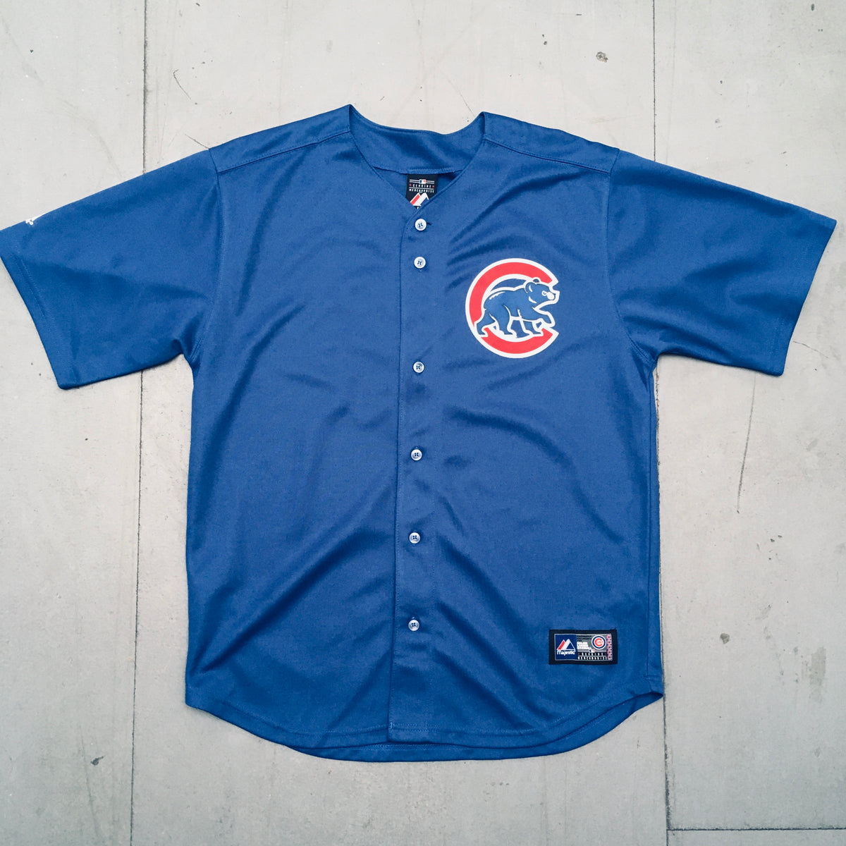 L) Vintage Majestic Chicago Cubs Jersey