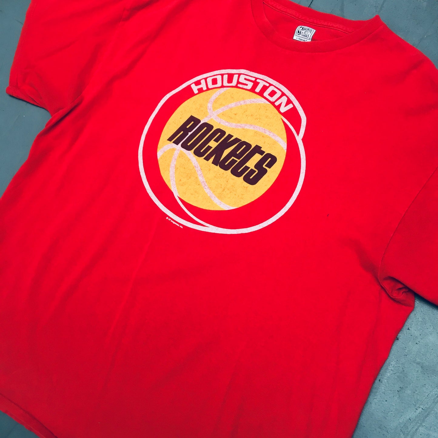 Houston Rockets: Majestic Hardwood Classics Throwback Tee (XXL)