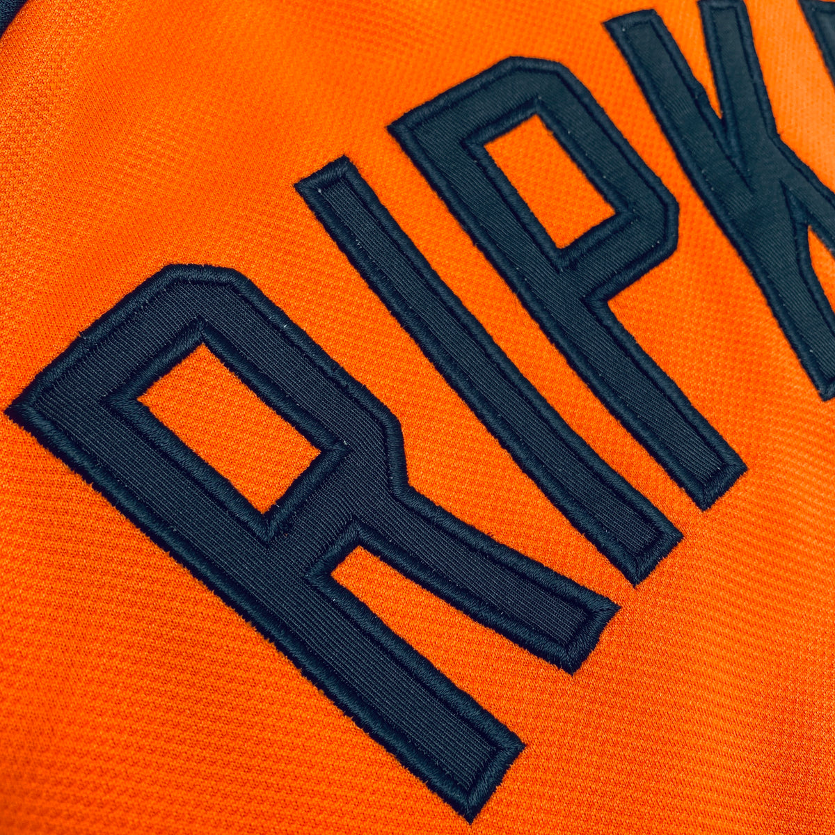 Youth Baltimore Orioles Cal Ripken Jr. Majestic Orange Alternate