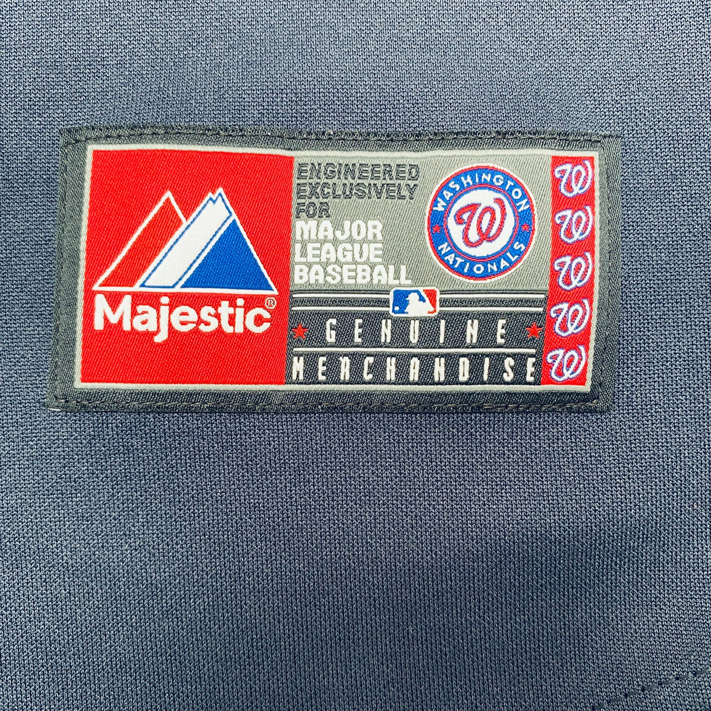 Washington Nationals: 2011 Navy Blue Majestic Jersey (S)